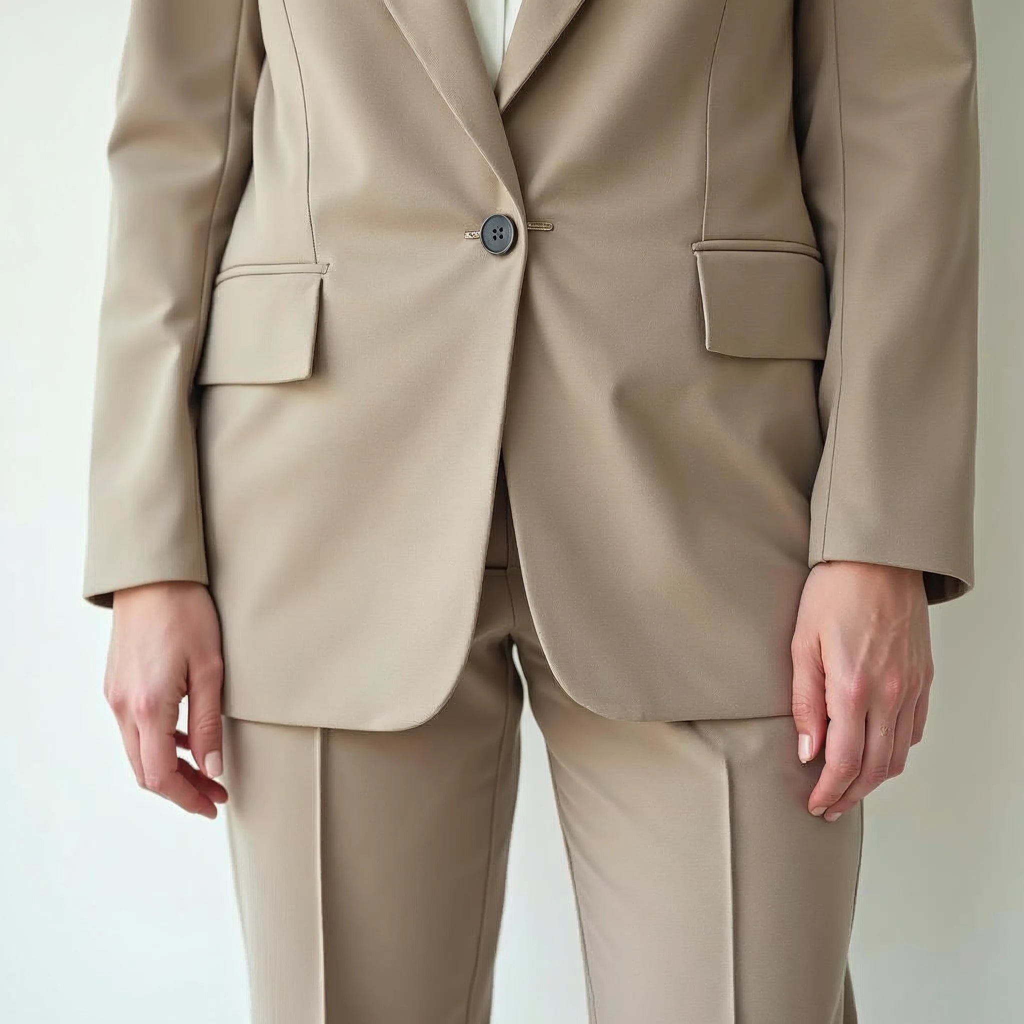 Amarelle - Blazer and Wide-Leg Flare Trouser Set