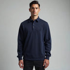 Ashden - Long-Sleeved Relaxed Pique Polo Shirt