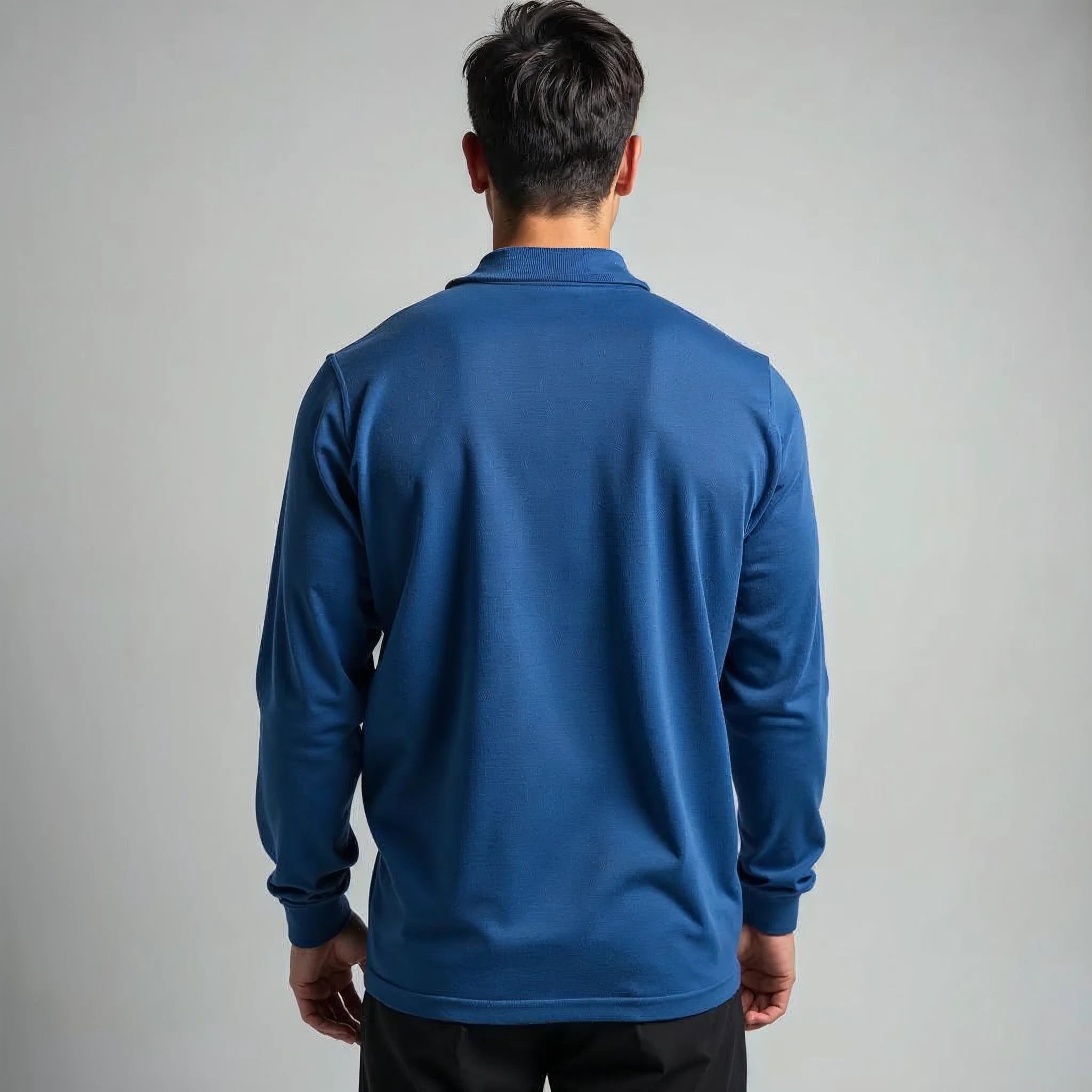 Ashden - Long-Sleeved Relaxed Pique Polo Shirt