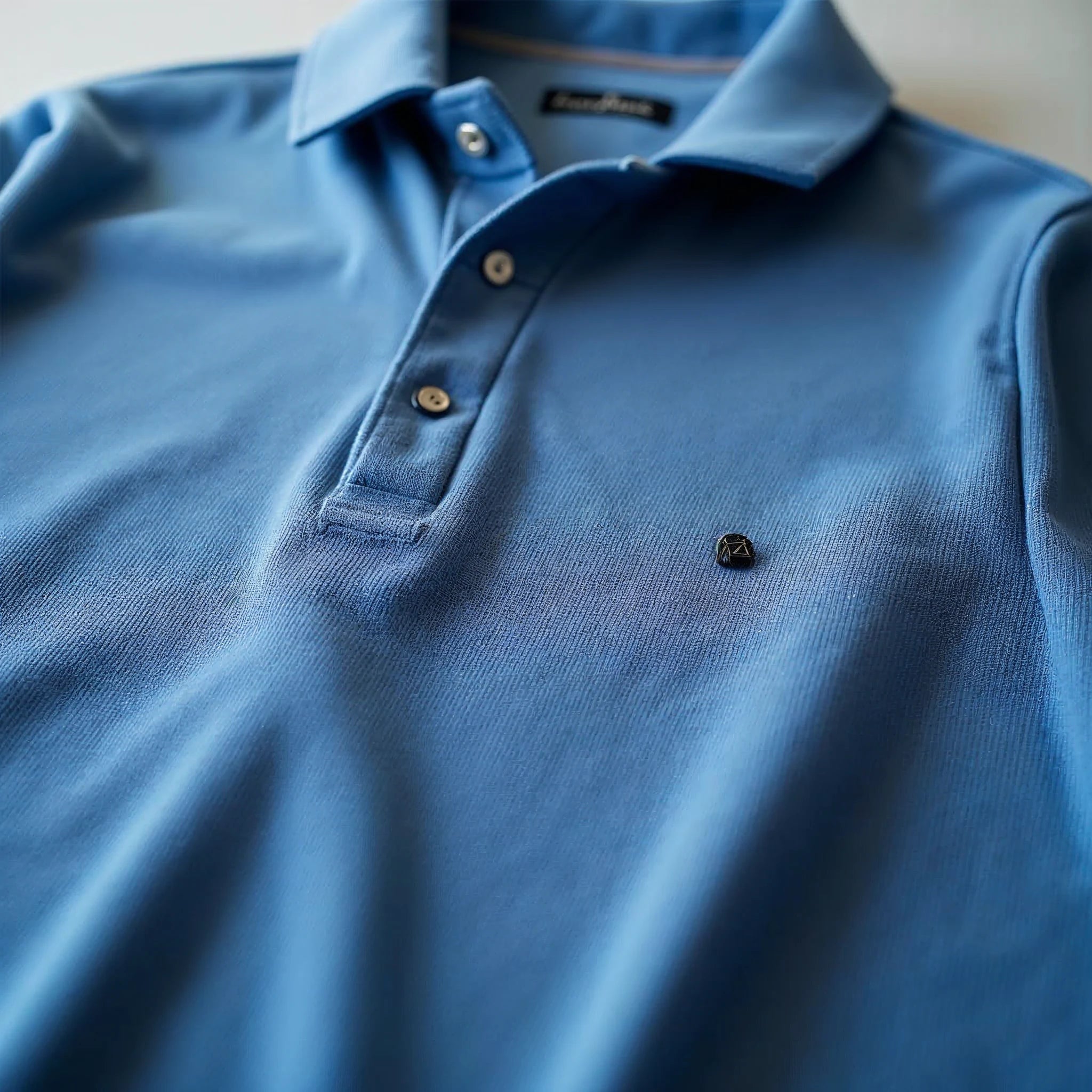 Ashden - Long-Sleeved Relaxed Pique Polo Shirt