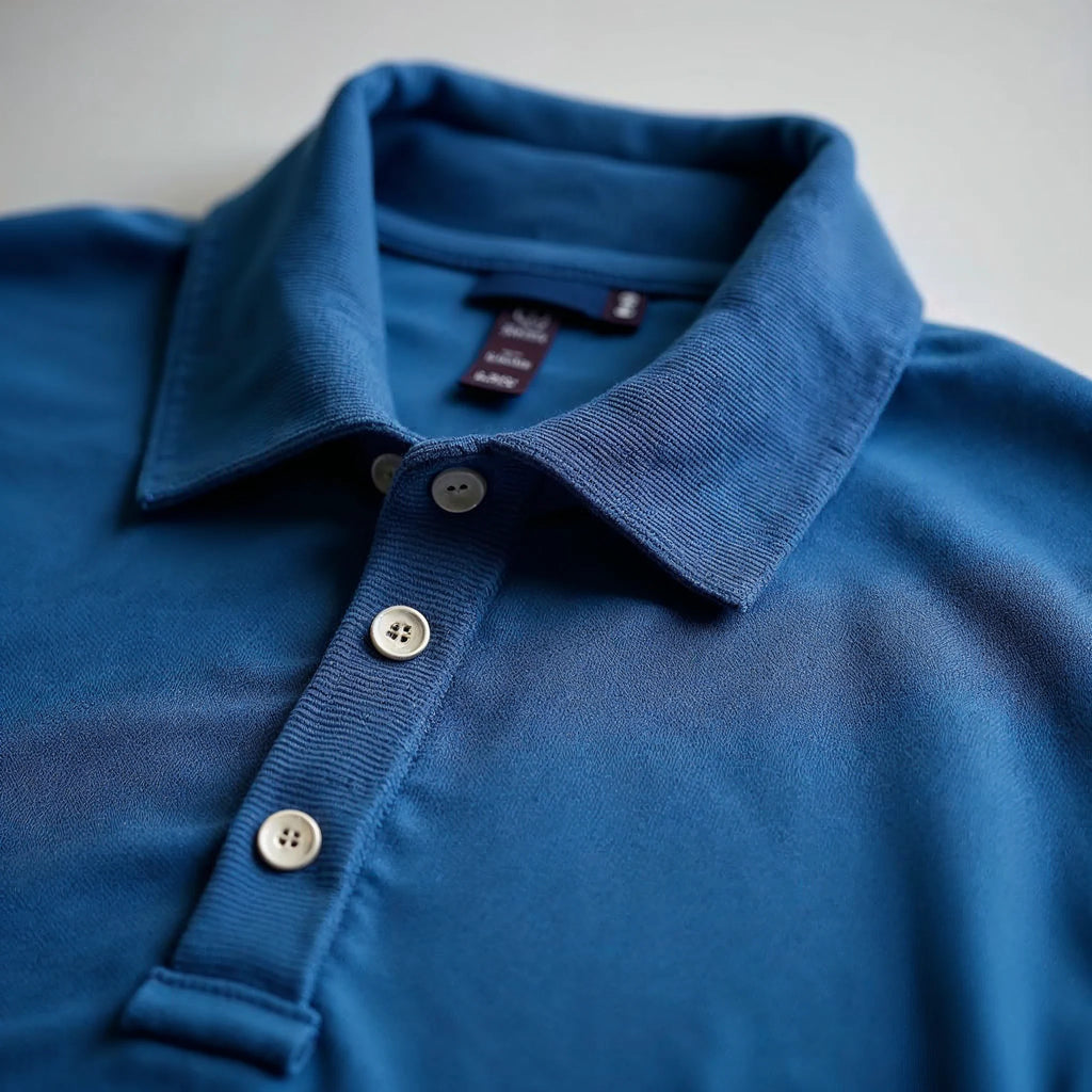 Ashden - Long-Sleeved Relaxed Pique Polo Shirt