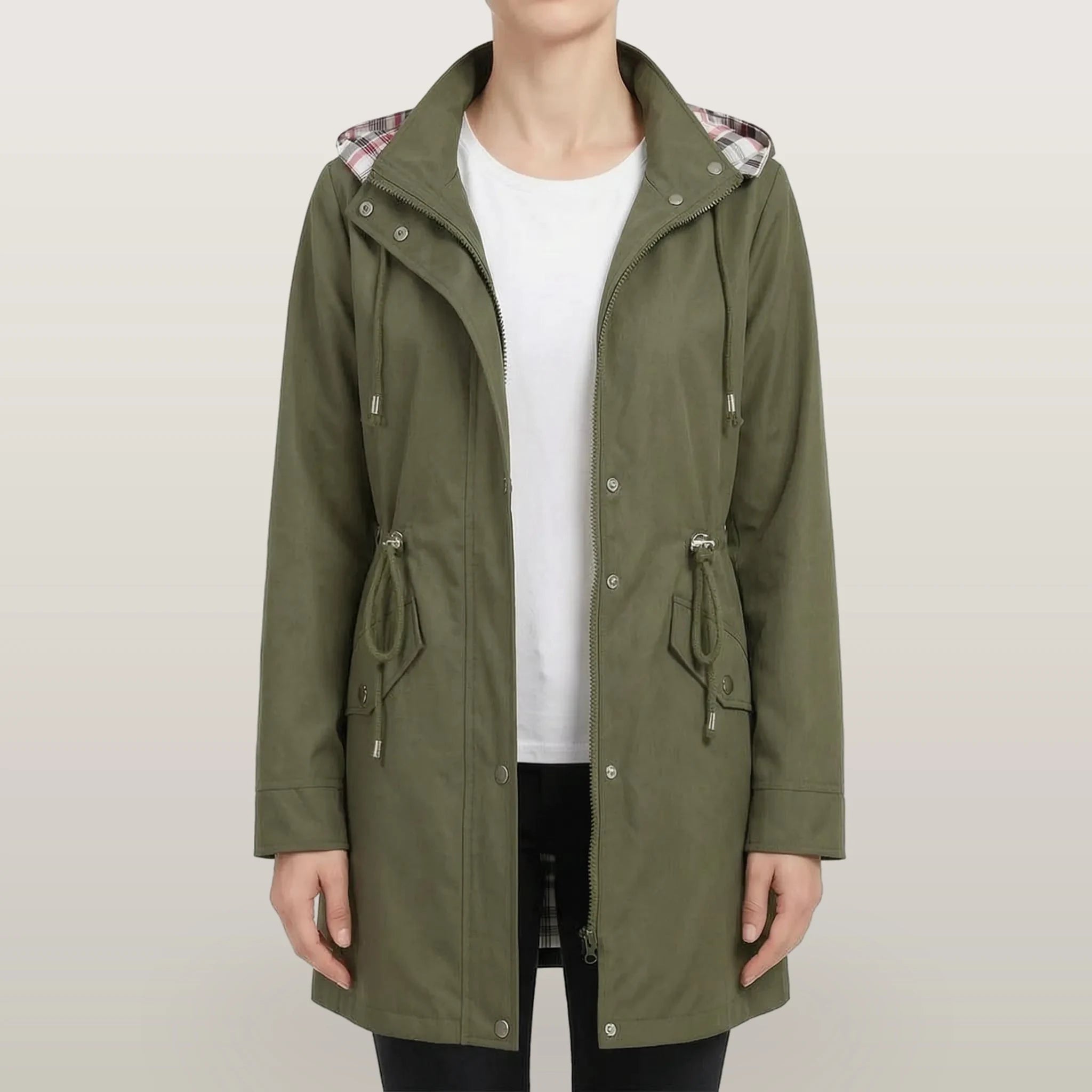 Auroven - Longline Hooded Transitional Jacket