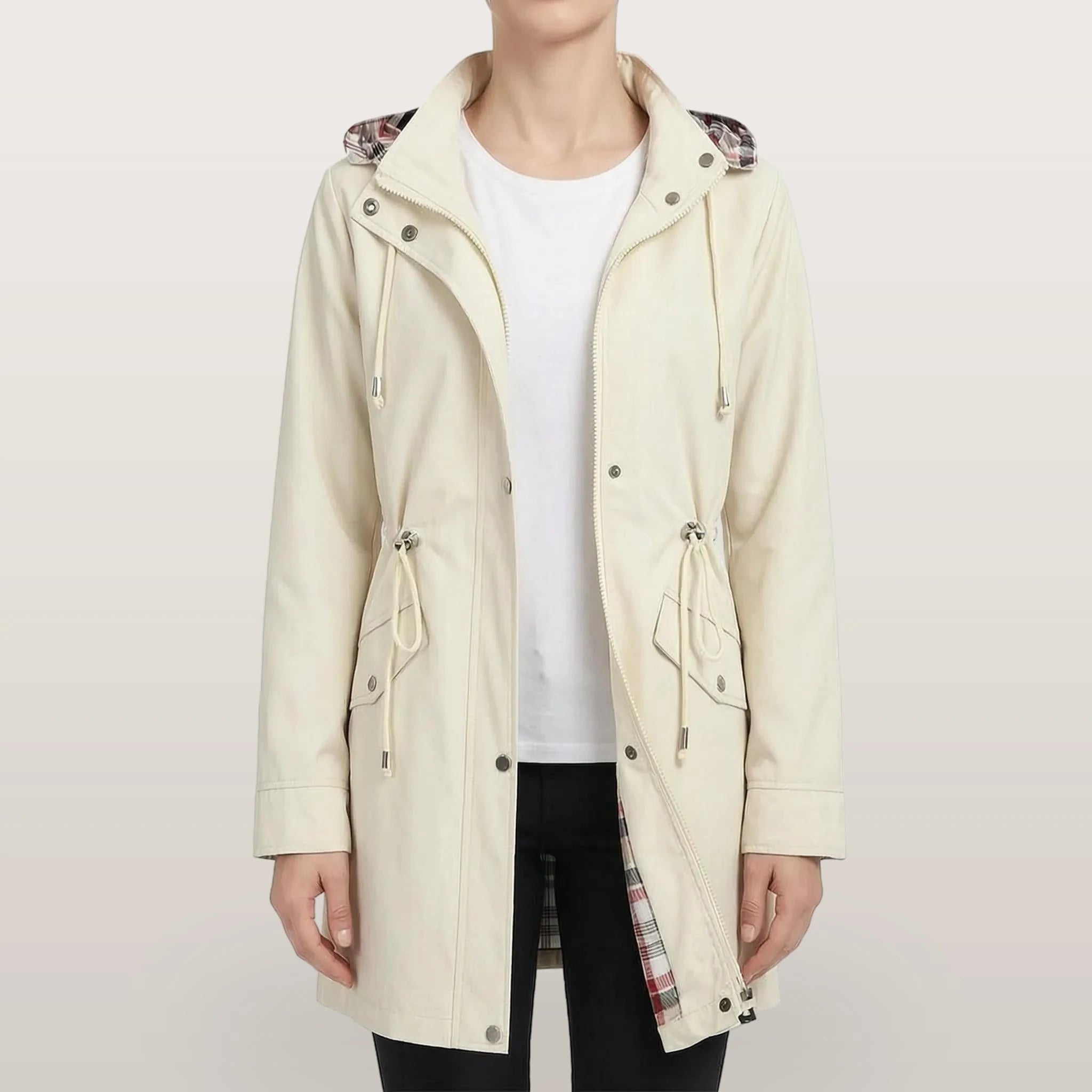 Auroven - Longline Hooded Transitional Jacket