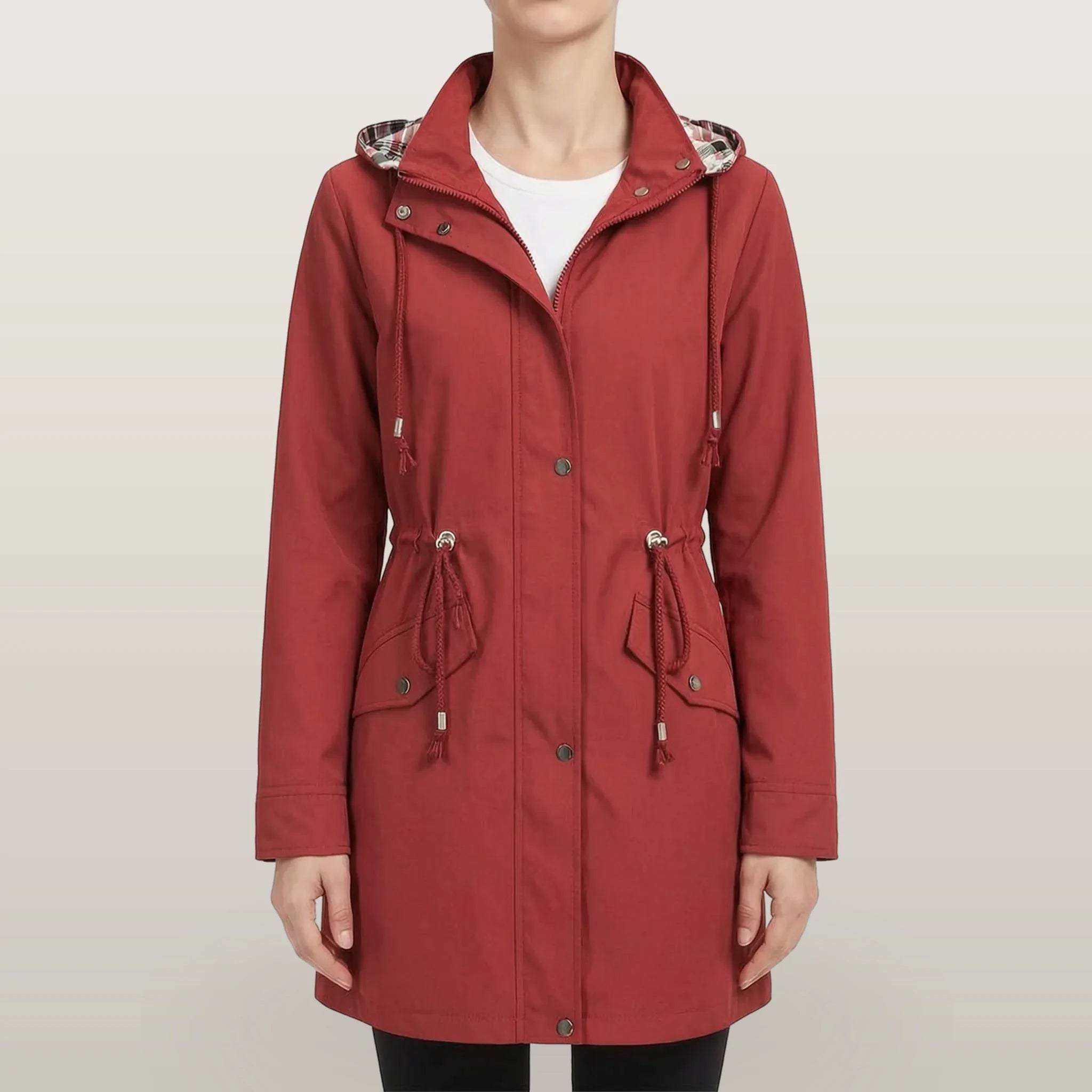 Auroven - Longline Hooded Transitional Jacket