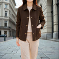 Avelis - Short Button-Front Coat