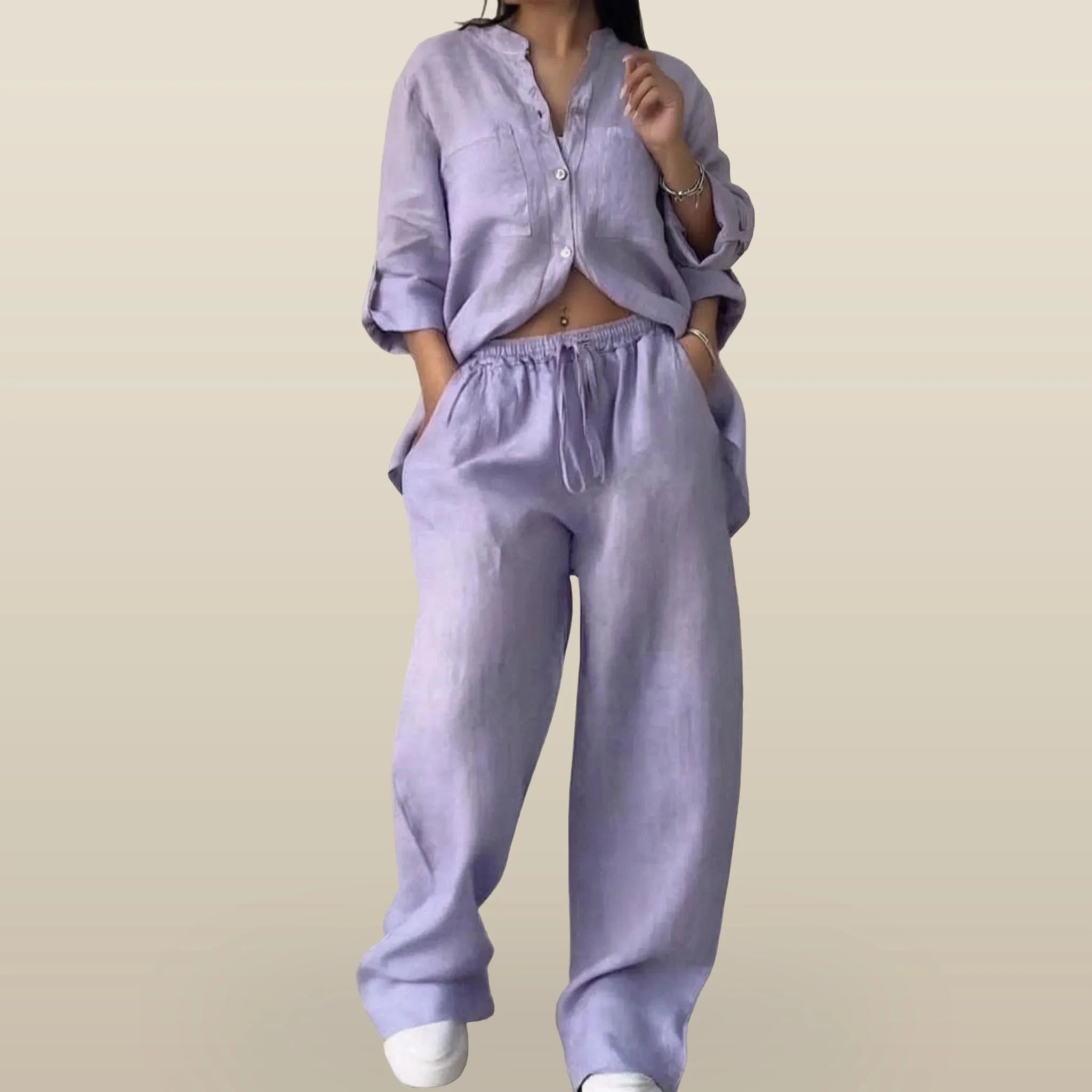Breezet - Casual Relaxed Two-Piece Lounge Set