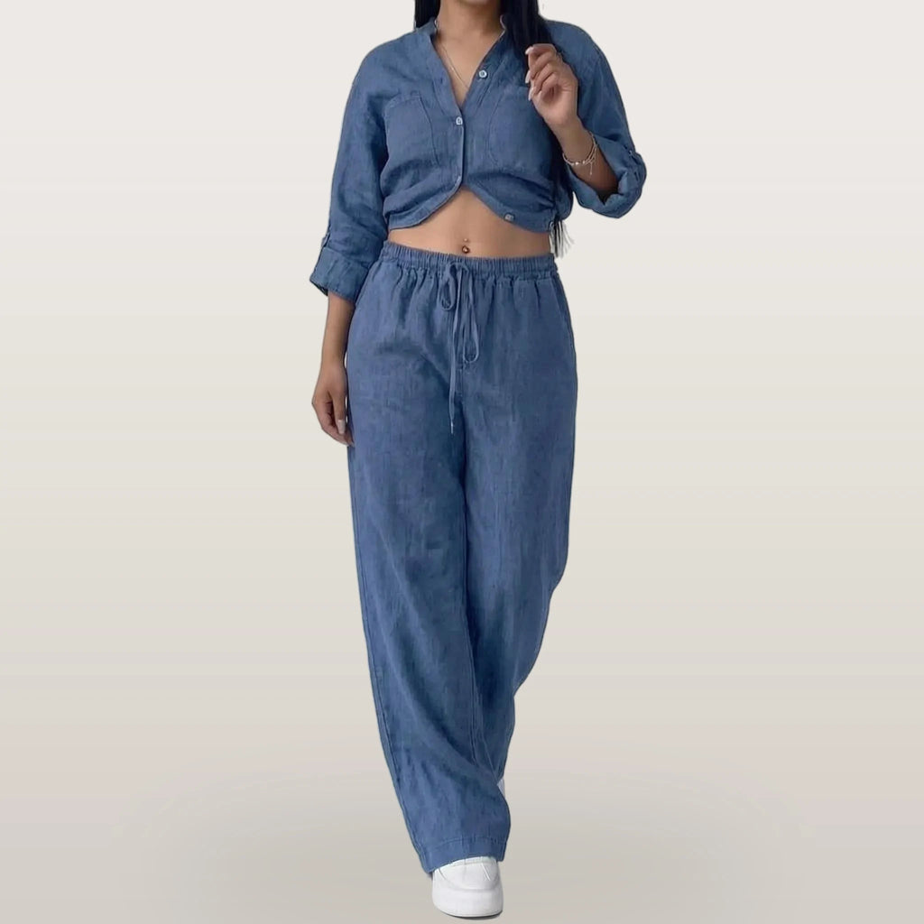 Breezet - Casual Relaxed Two-Piece Lounge Set