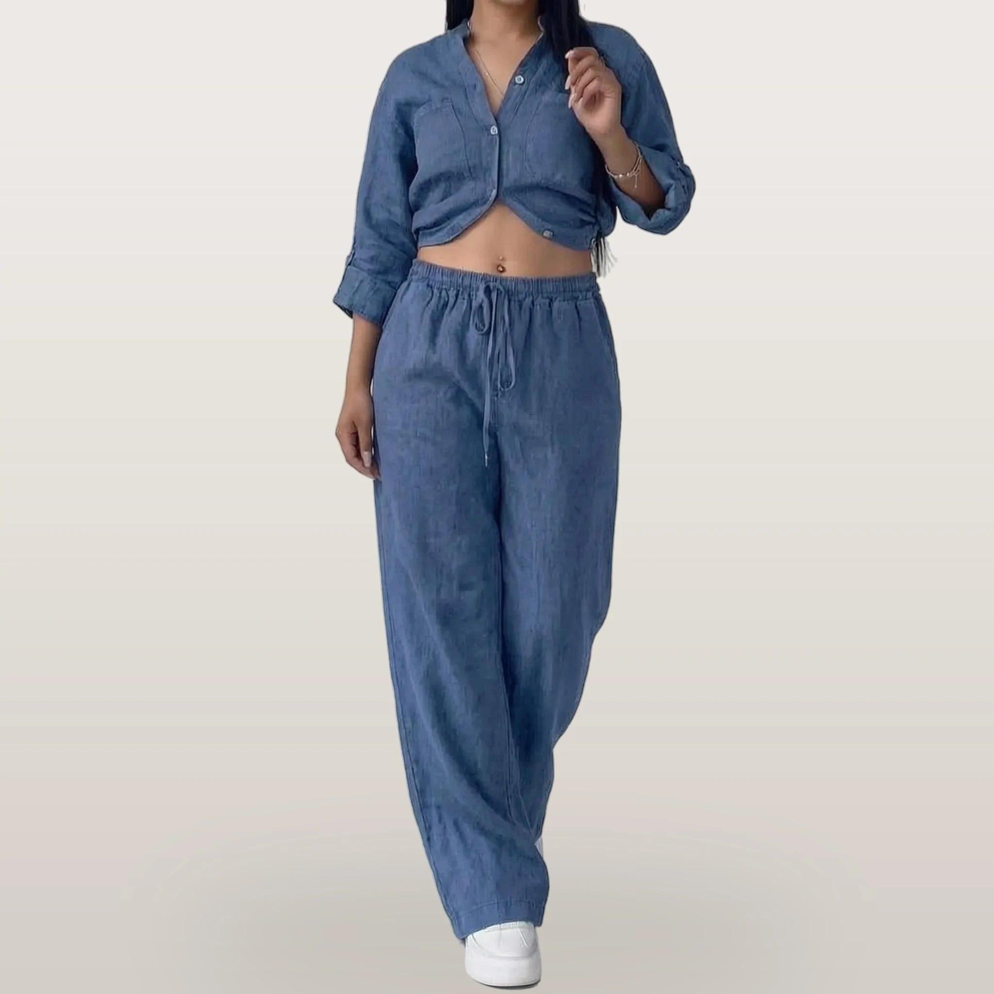 Breezet - Casual Relaxed Two-Piece Lounge Set