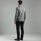 Calder - Ribbed Roll-Neck Merino-Look Jumper