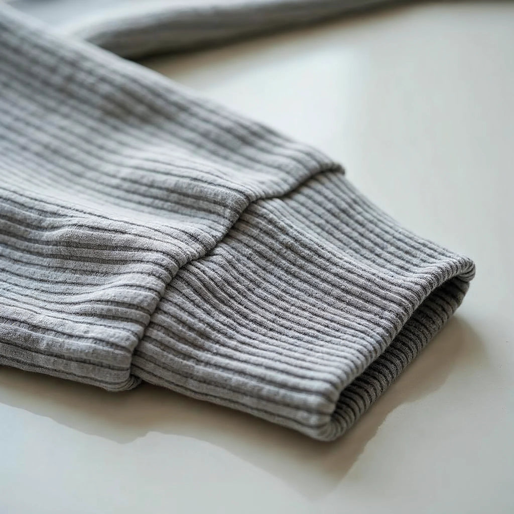 Calder - Ribbed Roll-Neck Merino-Look Jumper