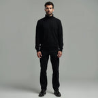 Calder - Ribbed Roll-Neck Merino-Look Jumper