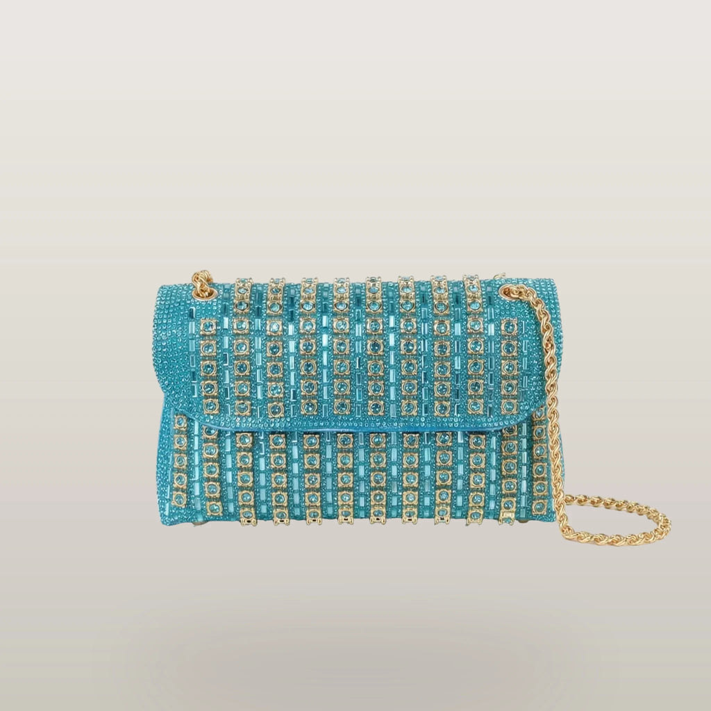 Glimmera - Embellished Flap Shoulder Bag