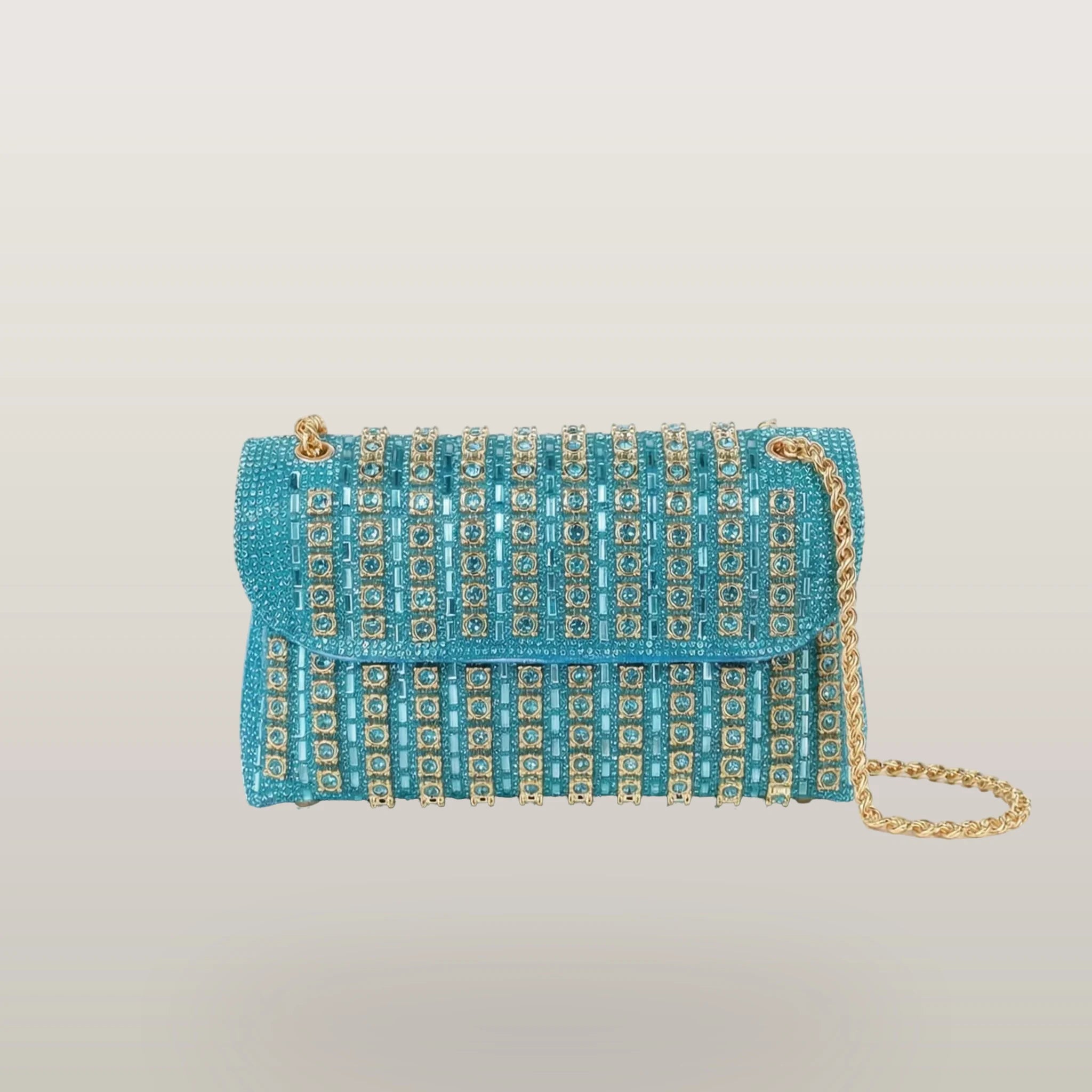 Glimmera - Embellished Flap Shoulder Bag