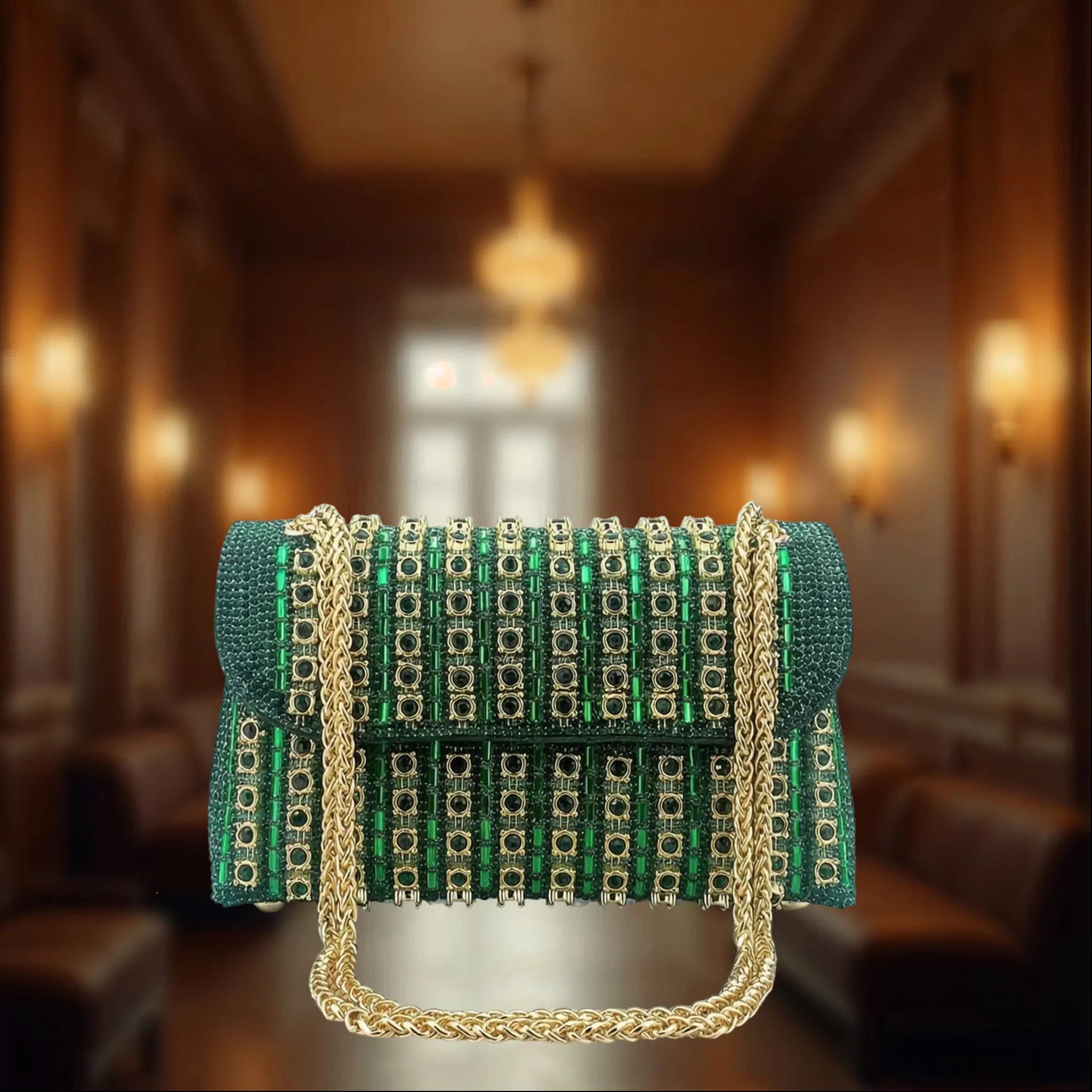 Glimmera - Embellished Flap Shoulder Bag