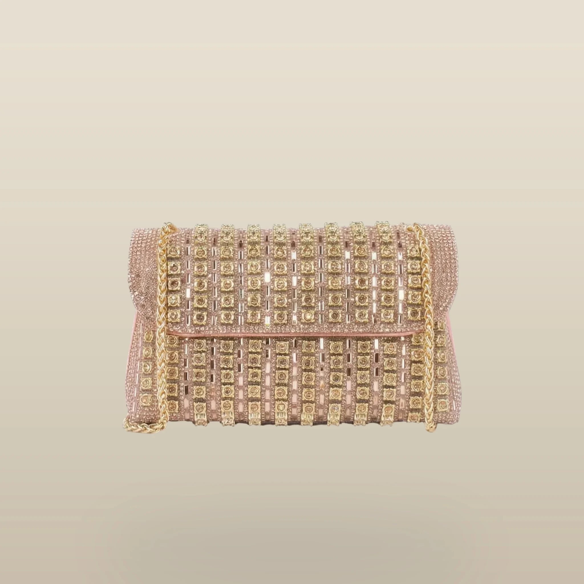Glimmera - Embellished Flap Shoulder Bag
