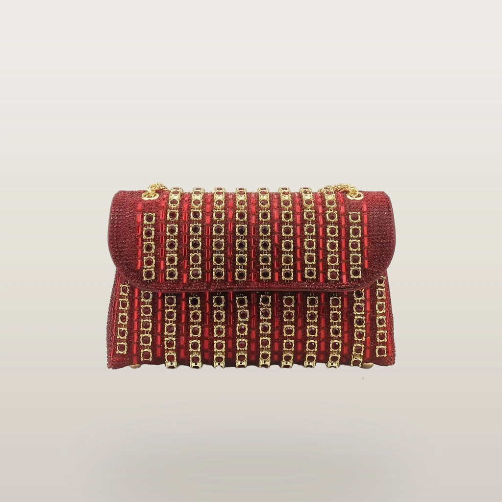 Glimmera - Embellished Flap Shoulder Bag