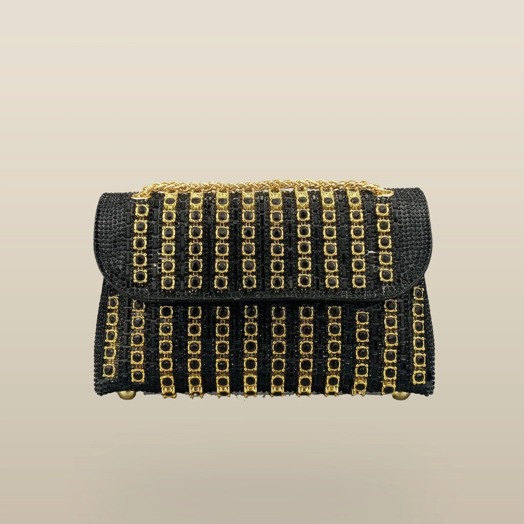 Glimmera - Embellished Flap Shoulder Bag