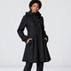 Imogen | Women's Hooded Button-Front A-Line Jacket