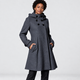 Imogen | Women's Hooded Button-Front A-Line Jacket