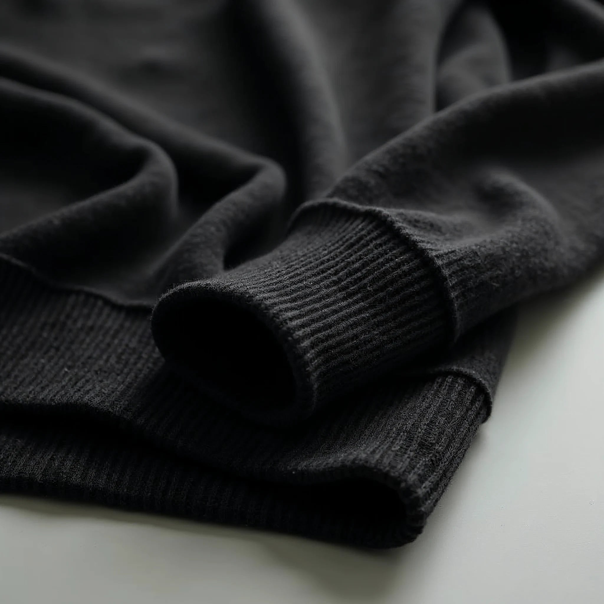 Marisole - Mock-Neck Fine-Knit Wool Jumper