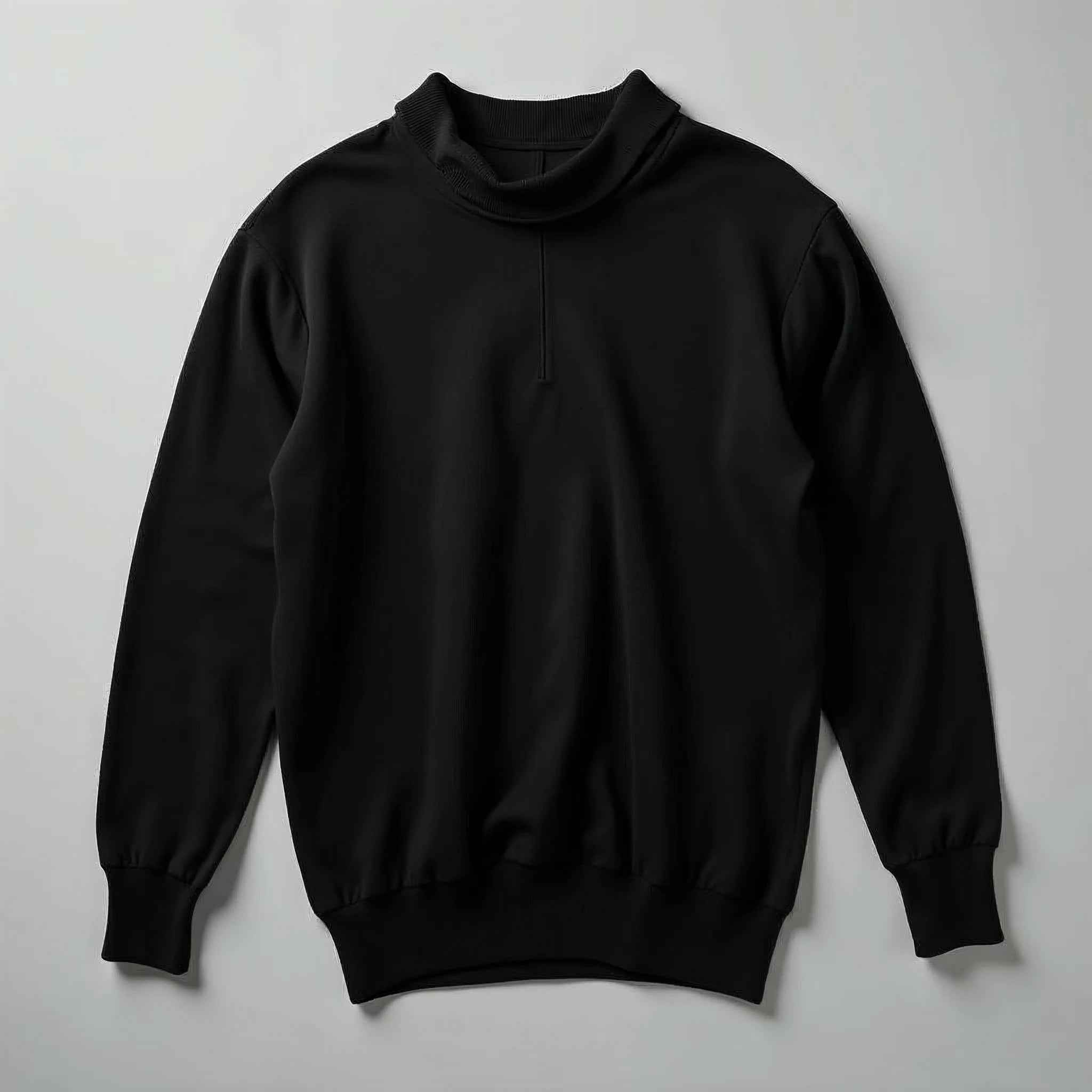 Marisole - Mock-Neck Fine-Knit Wool Jumper