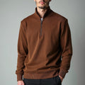Marlowe - Half-Zip Mock-Neck Knitted Pullover