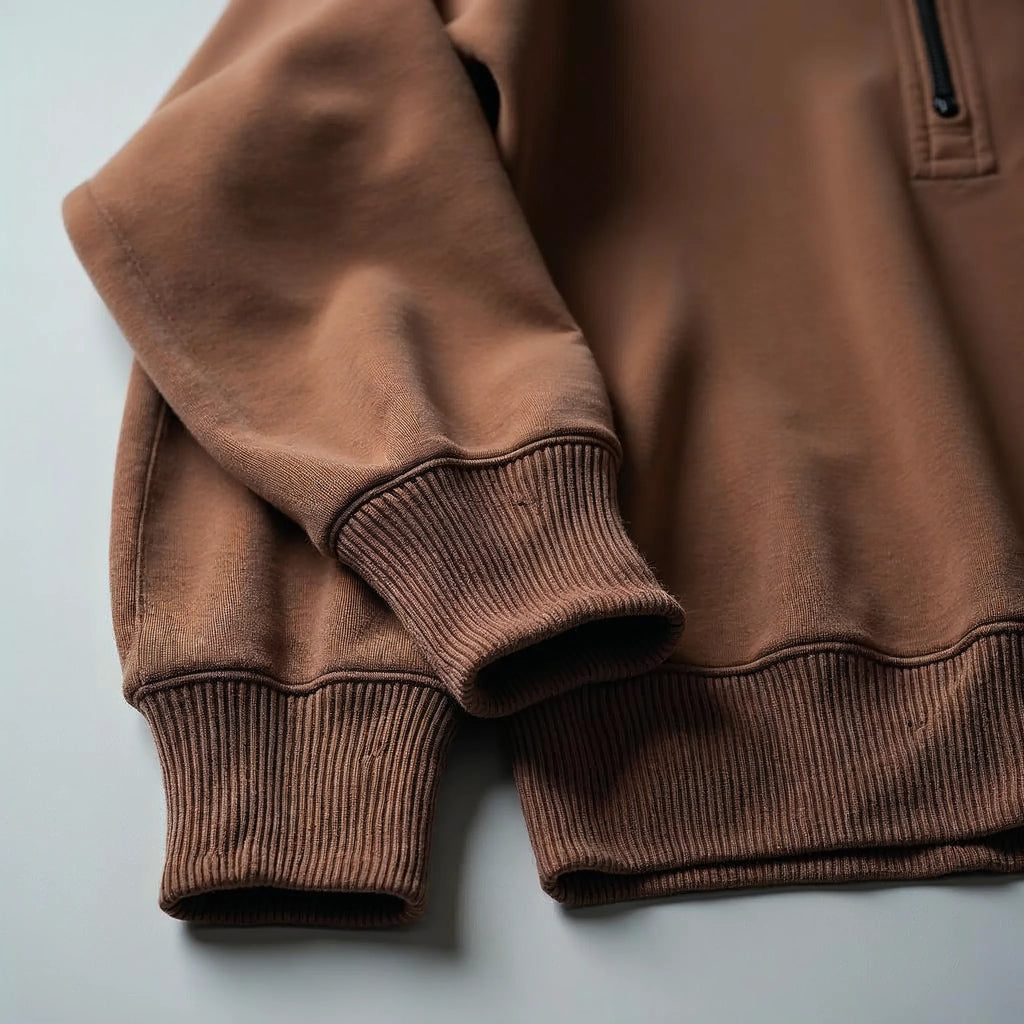 Marlowe - Half-Zip Mock-Neck Knitted Pullover