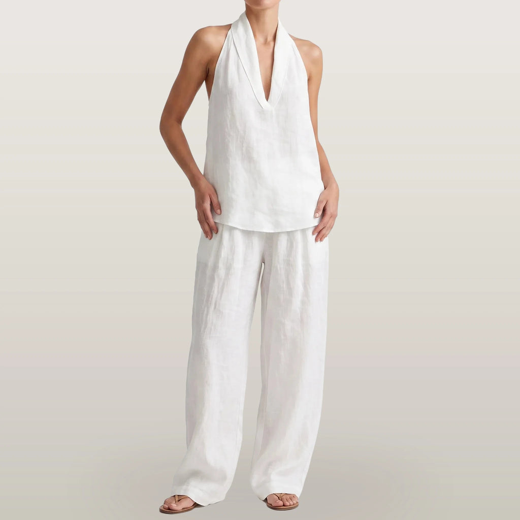 Novarix - Sleeveless Halter 2-Piece Set