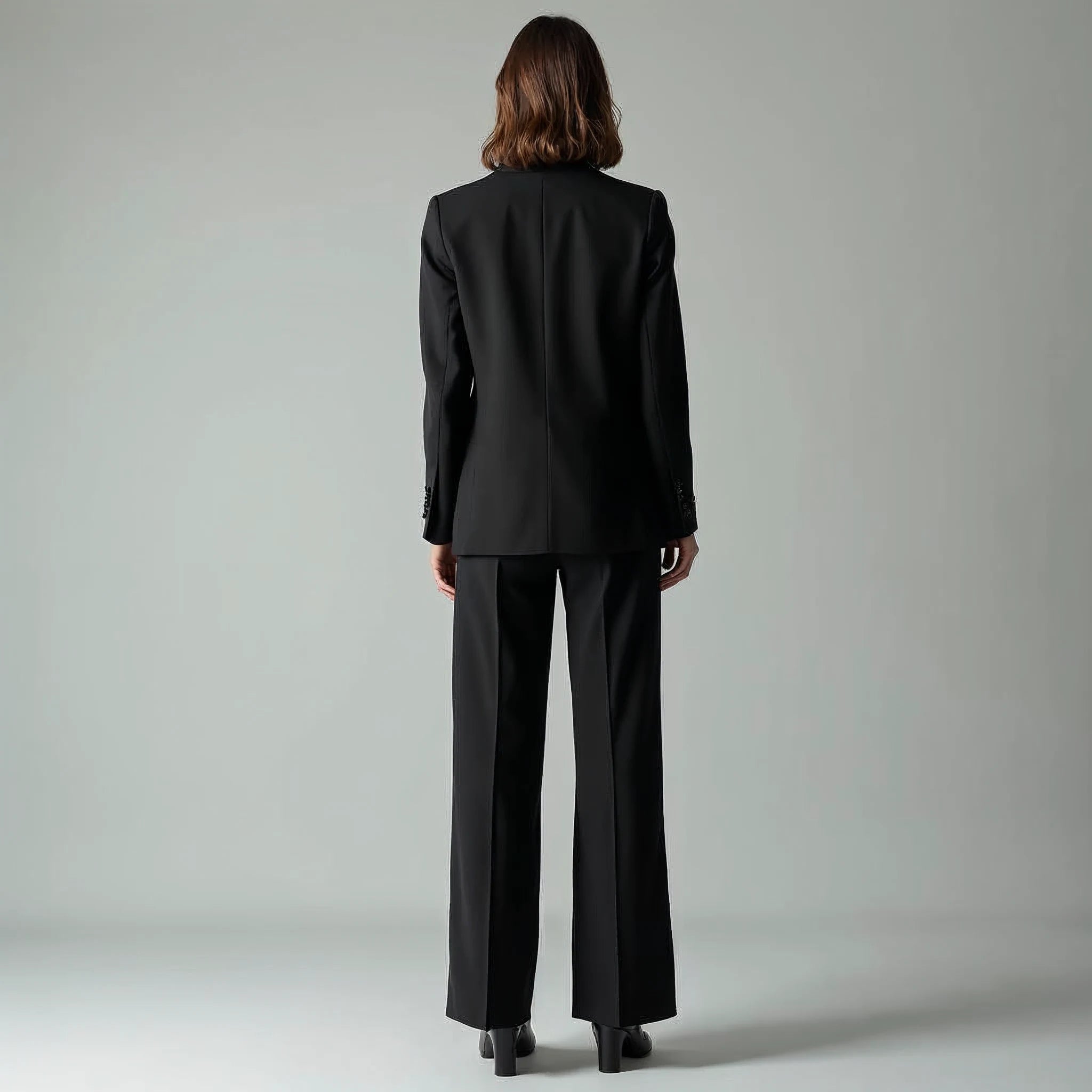 Odessine - Tailored Blazer and Straight-Leg Trouser Set