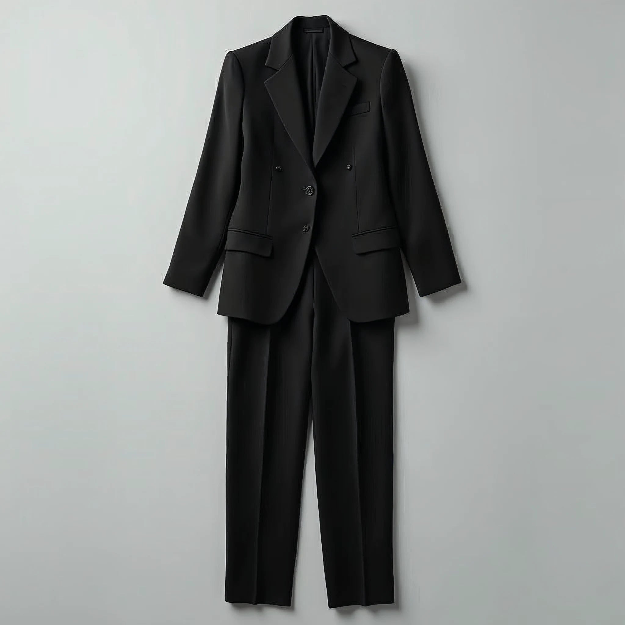 Odessine - Tailored Blazer and Straight-Leg Trouser Set