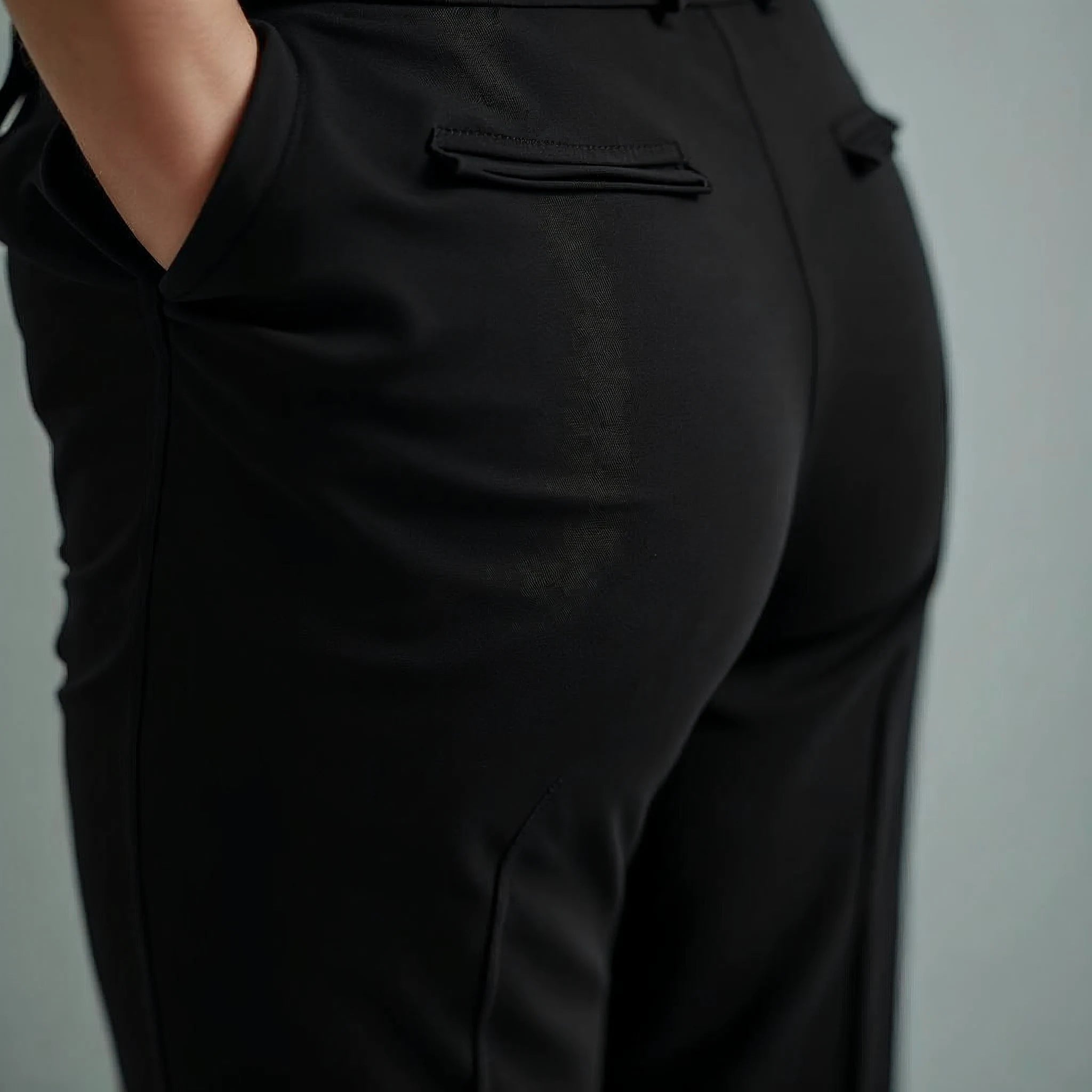 Perreine - High-Waisted Pleated Wide-Leg Trousers