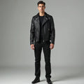 Renwick - Slim-Fit Stand-Collar Biker Jacket