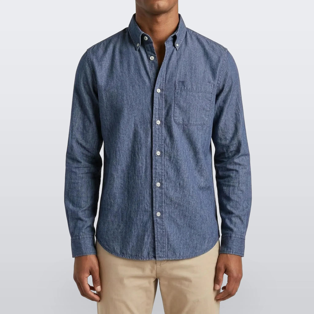 Rovent - Casual Long-Sleeved Button-Up Shirt