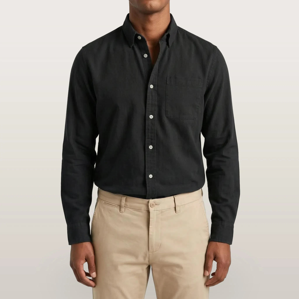 Rovent - Casual Long-Sleeved Button-Up Shirt
