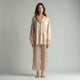 Selvane - Draped Cowl-Neck Satin Blouse