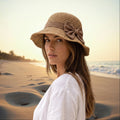 Sombrea - Woven Texture Retro Sun Hat