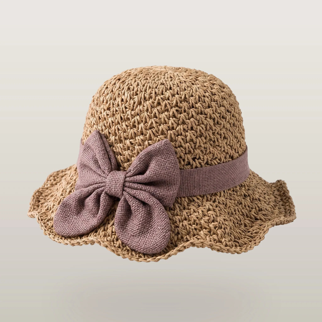 Sombrea - Woven Texture Retro Sun Hat
