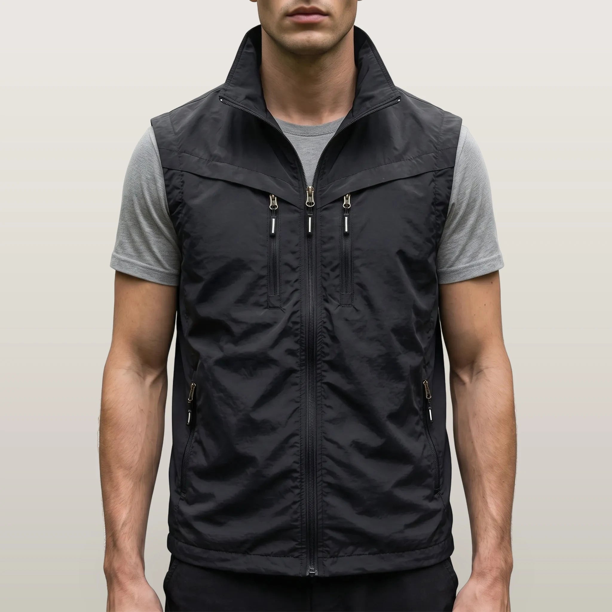Trekvo - Men's Sleeveless Multi-Pocket Utility Vest
