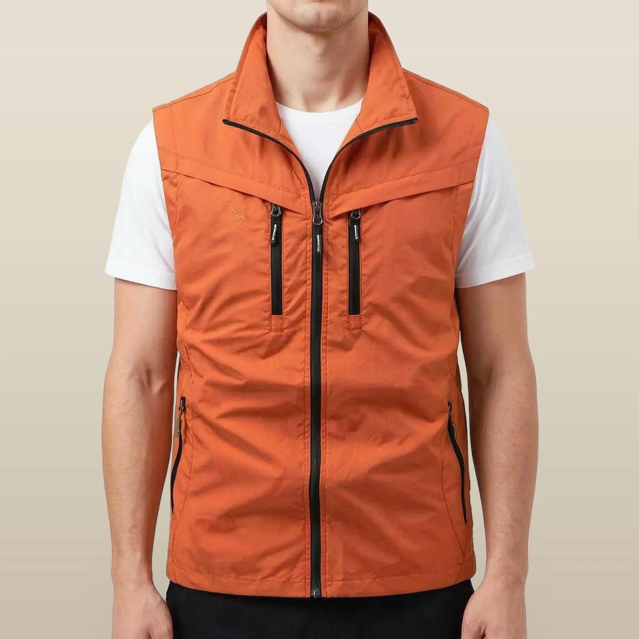 Trekvo - Men's Sleeveless Multi-Pocket Utility Vest