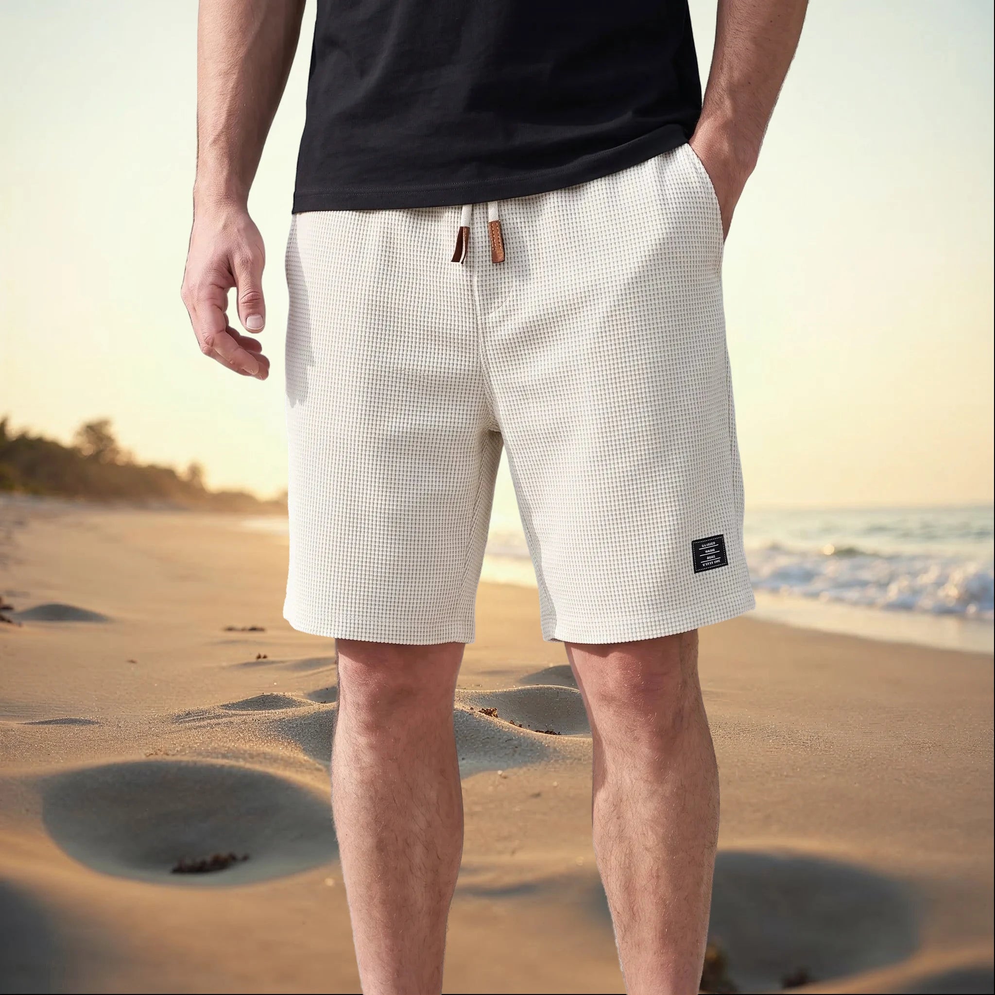 Valmont - Textured Casual Summer Shorts