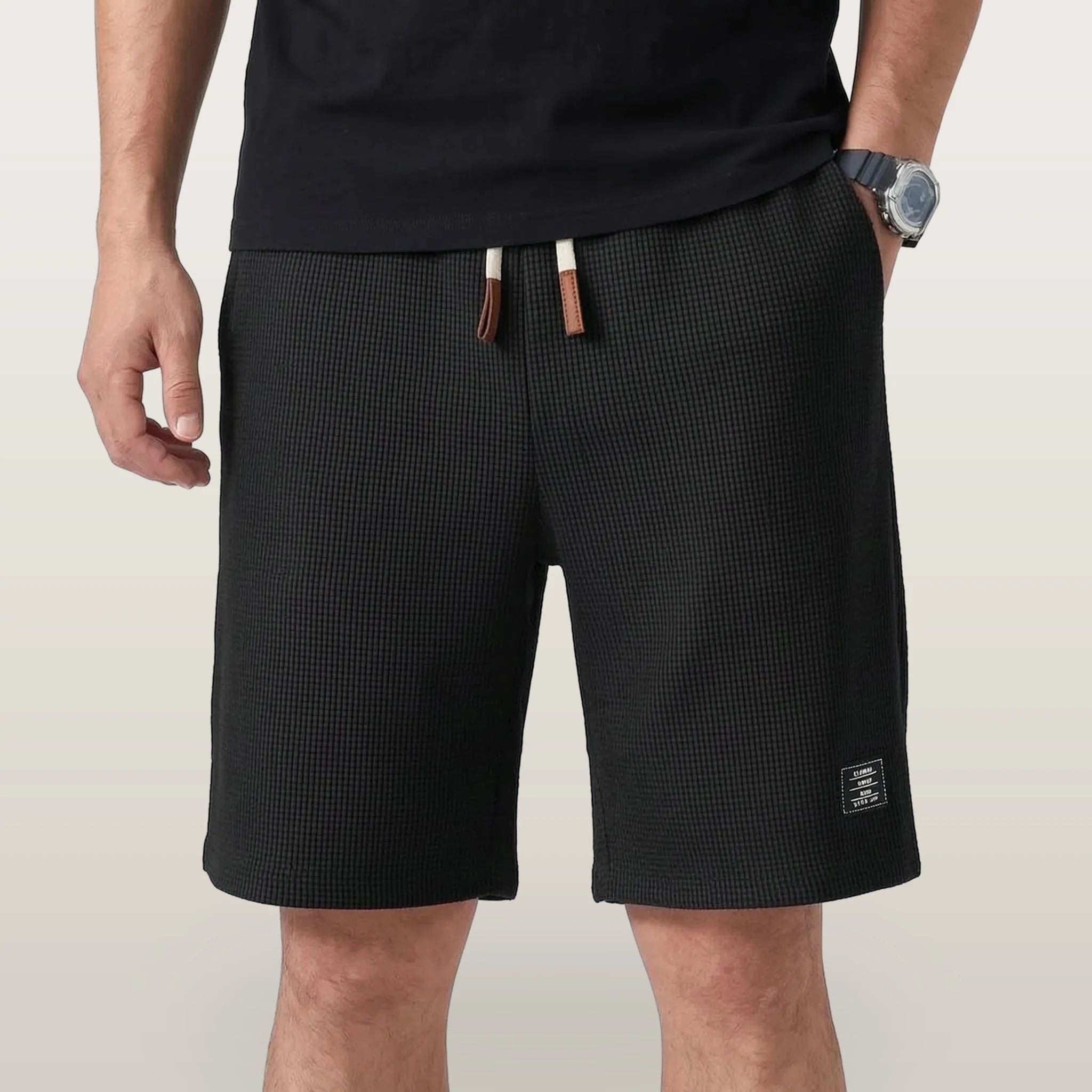 Valmont - Textured Casual Summer Shorts