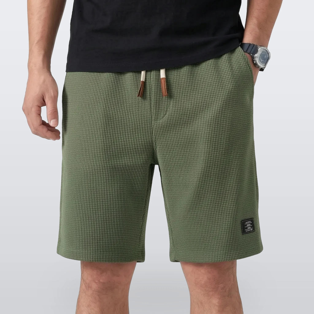 Valmont - Textured Casual Summer Shorts