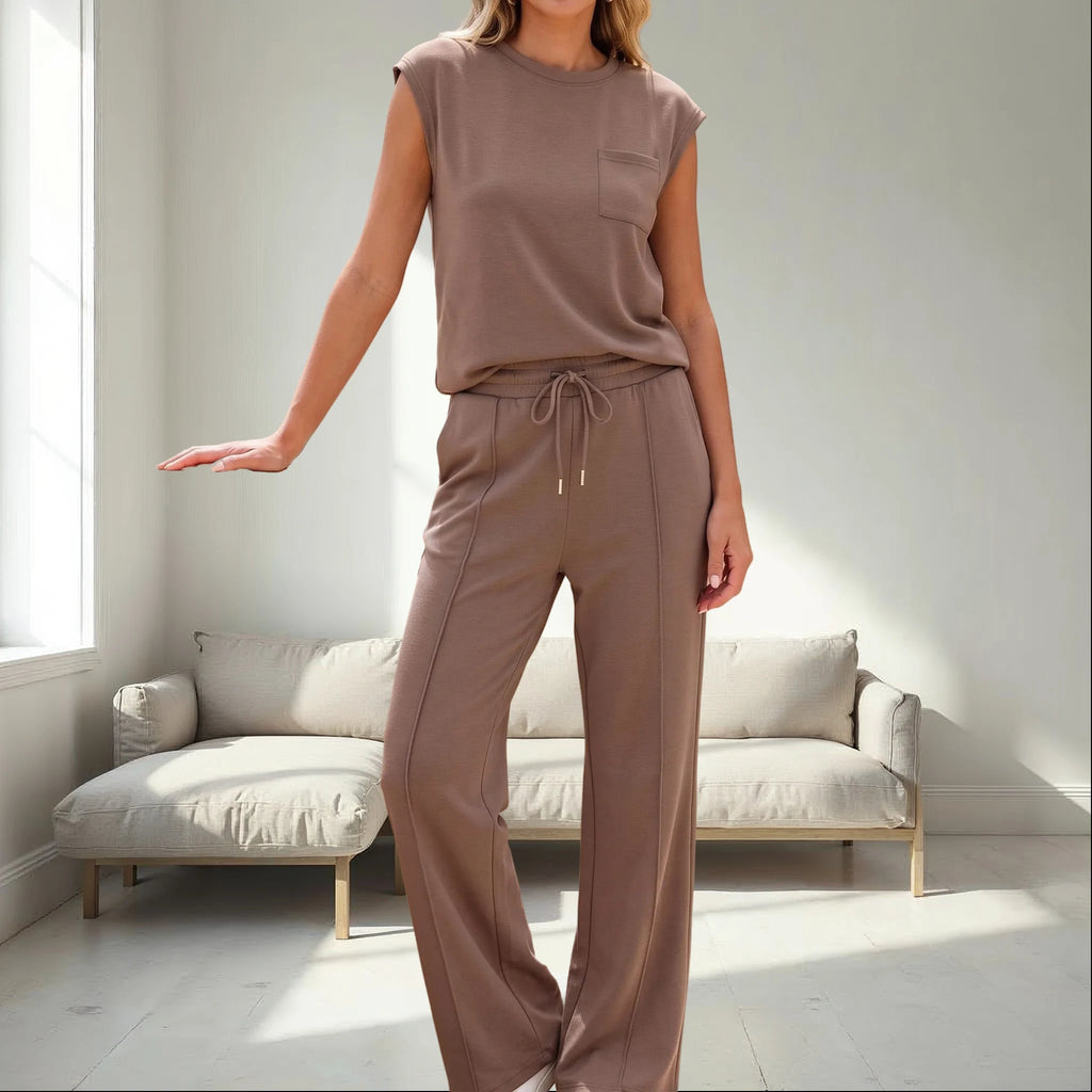 Vespera - Sleeveless Lounge Co-Ord Set