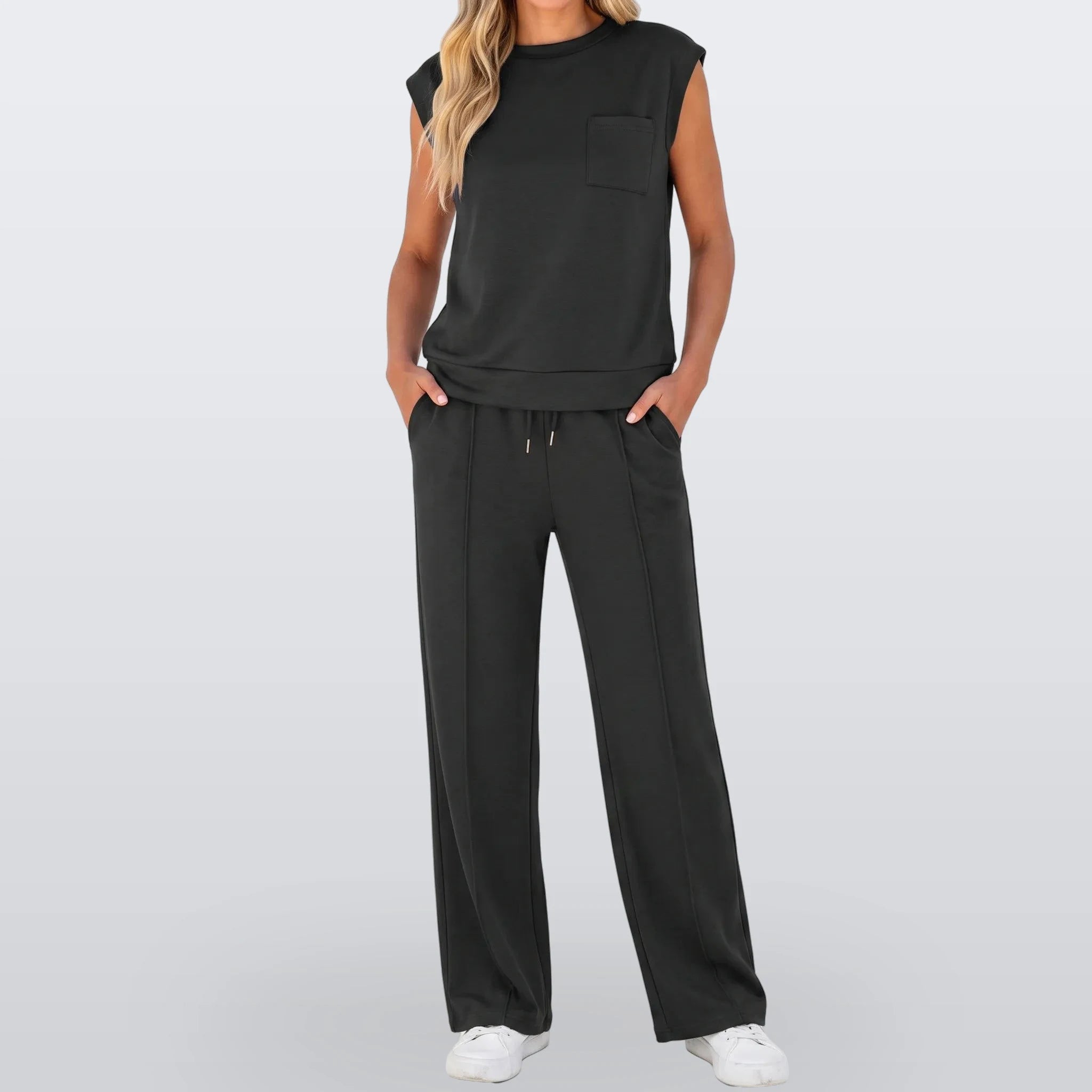 Vespera - Sleeveless Lounge Co-Ord Set