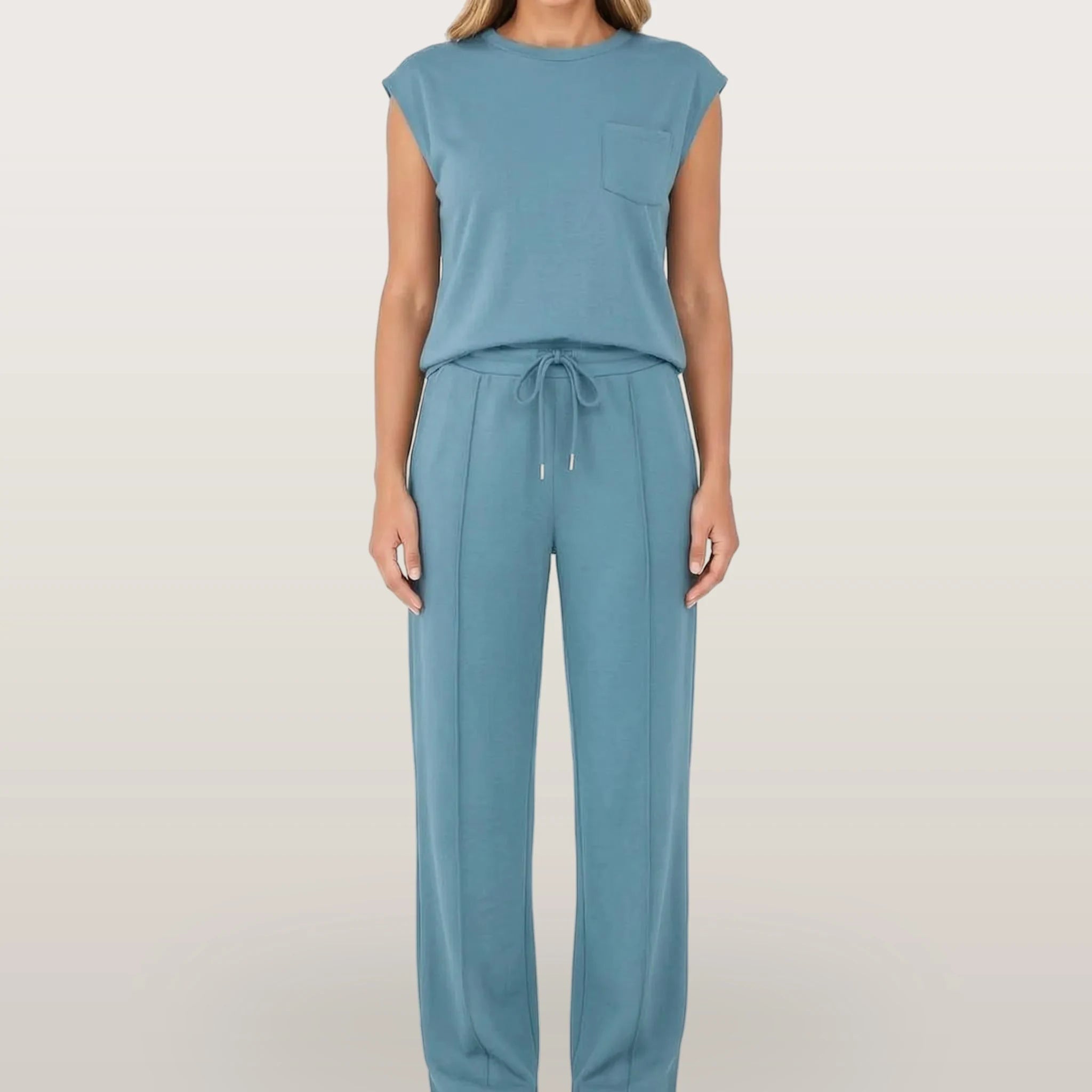 Vespera - Sleeveless Lounge Co-Ord Set