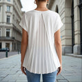 Vespin - Relaxed Fit Short-Sleeve Blouse