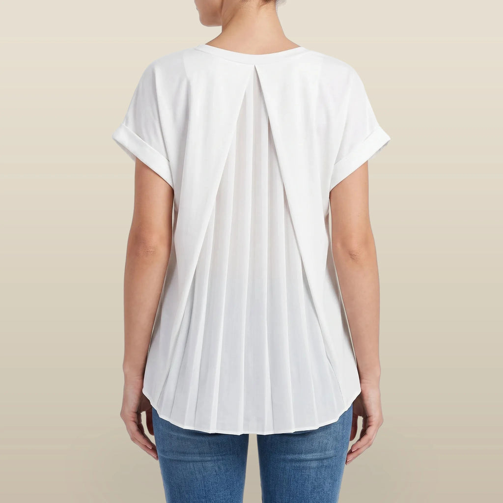 Vespin - Relaxed Fit Short-Sleeve Blouse