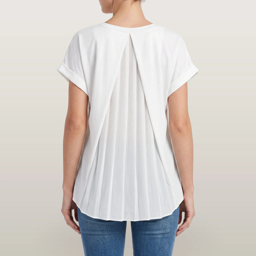 Vespin - Relaxed Fit Short-Sleeve Blouse