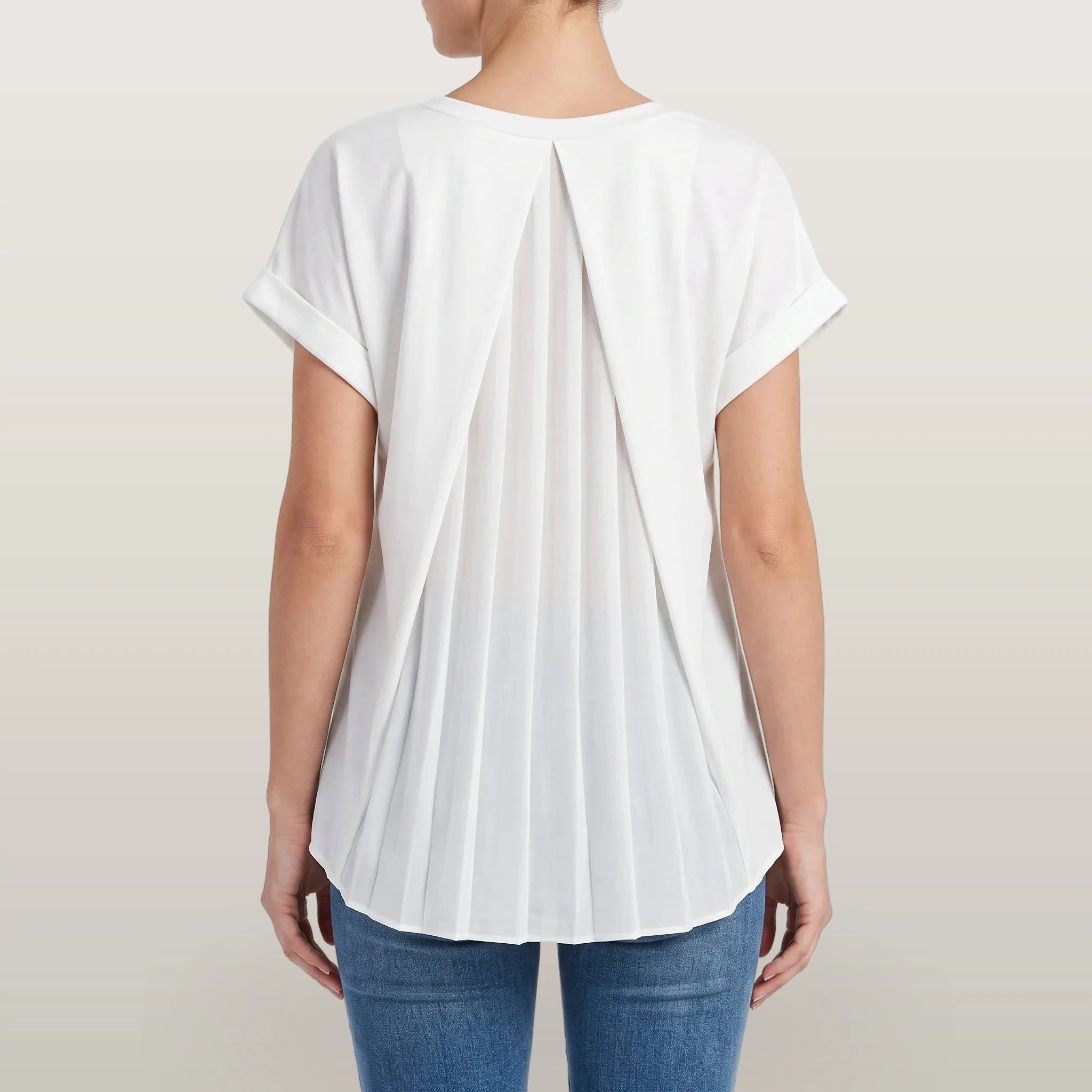 Vespin - Relaxed Fit Short-Sleeve Blouse