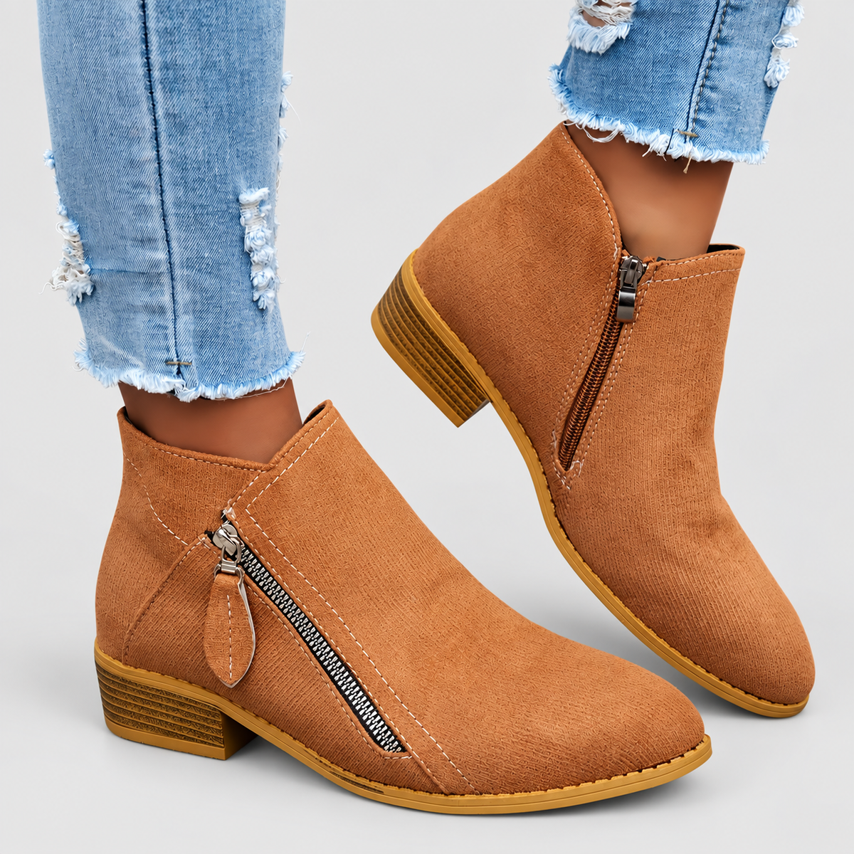 Women's Side-Zip Ankle Boots — view 4